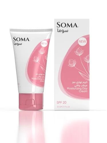سوما كريم نهاري مع مرطب واقي 50 جم - Enteplin